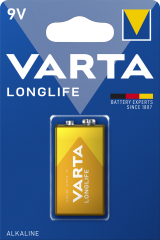 Varta Longlife 1 x 9 Volt Pil