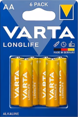 Varta Longlife 6 lı Alkalıne AA Kalem Pil