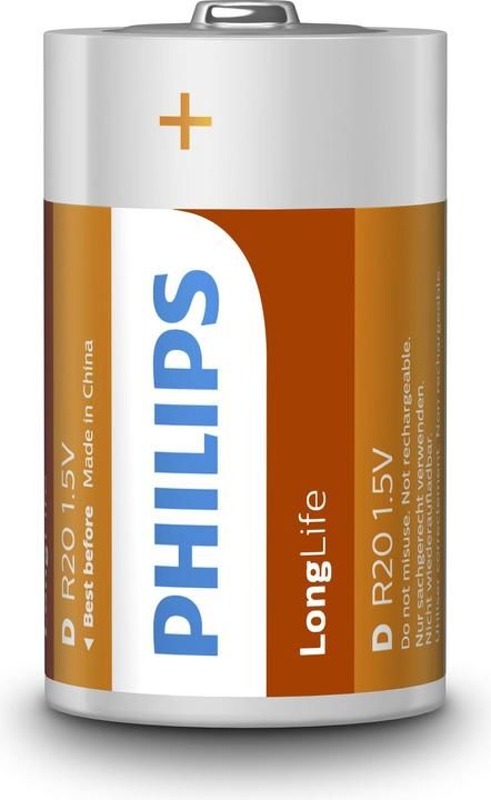 PHILIPS LONGLIFE D BOY PİL 2 Lİ