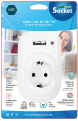 Smart Socket Akım Korumalı Fiş Priz
